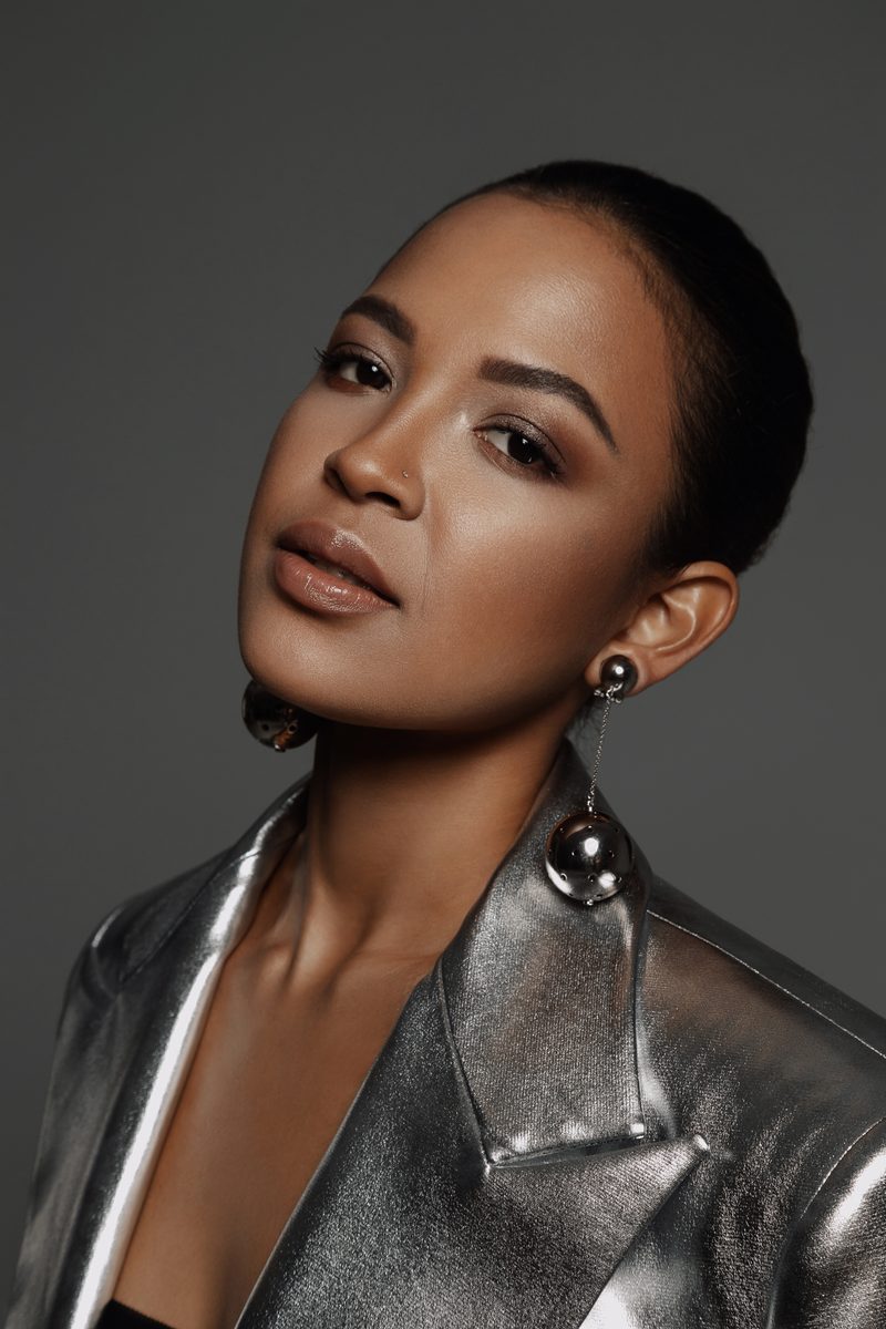 Private portrait experience — natural expression captured in movement